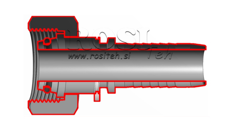 HIDRAVLIČNI PRIKLJUČEK DKOS 8 S ŽENSKI DN5-M16x1,5