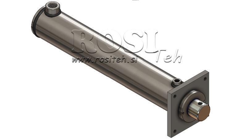 HYDRAULICKÝ CYLINDR S UPEVNĚCÍM PLOŠKEM 110/70-300