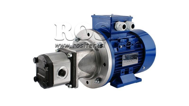 HYDRAULIC PUMP ASSEMBLY GROUP 2 20 ccm ELECTRIC MOTOR 3-phase - 7.5 KW (flow = 29 liters/min)