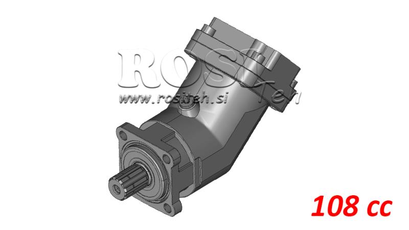 PÍSTOVÝ HYDRAULICKÝ MOTOR  108CC - 600NM