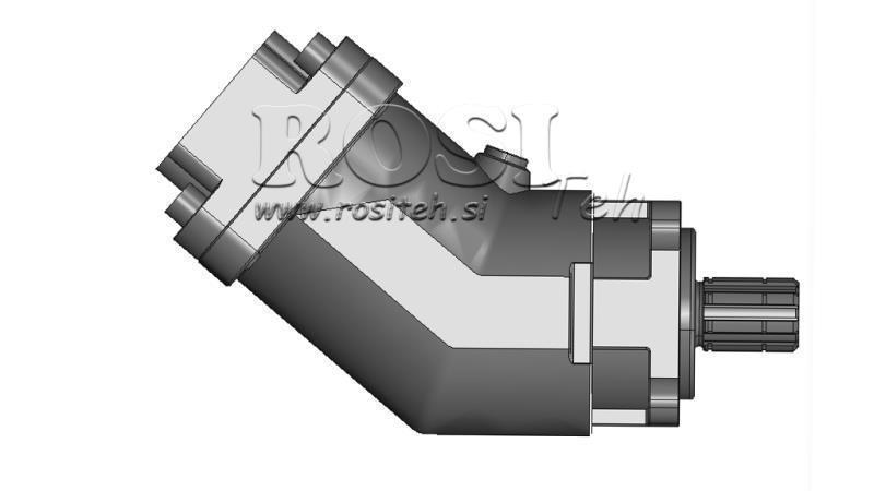 PÍSTOVÝ HYDRAULICKÝ MOTOR 130CC - 710NM