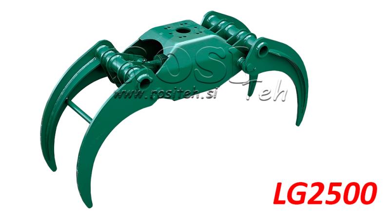 LESNICKÉ DRAPÁKY NA BIOMASU LG2500 KG - 1500 MM