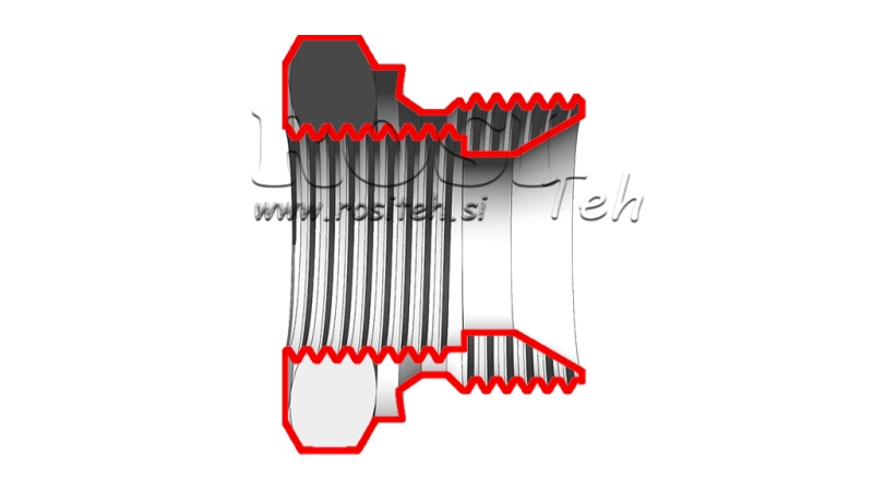 HYDRAULICKÝ ADAPTÉR MUŽ-FENA 3/4-1/2
