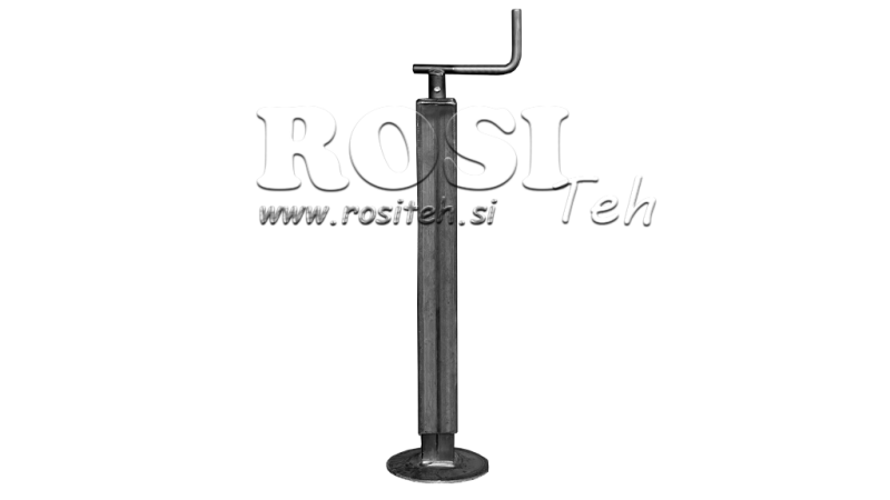ZÁVITOVÁ PODPĚRNÁ NOHA (VÝŠKA 730MM - ZDVIH 255MM) - 300KG