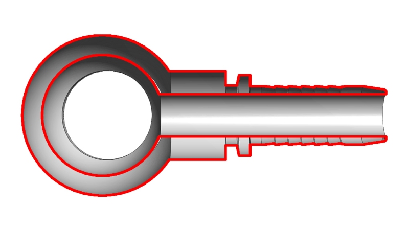 HYDRAULICKÉ PŘIPOJENÍ RNM OČKO DN6-M10X1