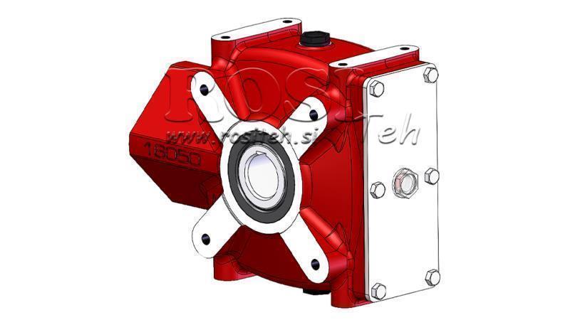 GEARBOX - GEARBOX RT145 FOR HYDRAULIC MOTOR MP/MR/MS RATIO 4.1:1