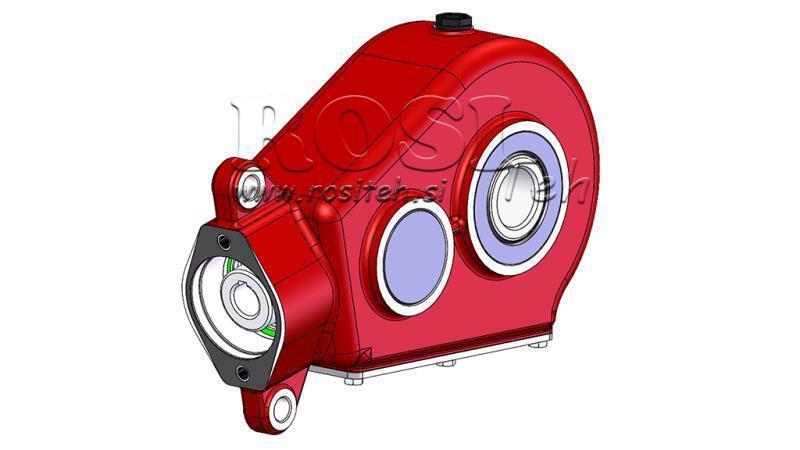 PŘEVODOVKA - PŘEVODOVKA RT200 PRO HYDRAULICKÝ MOTOR MP/MR POMĚR 16.4:1