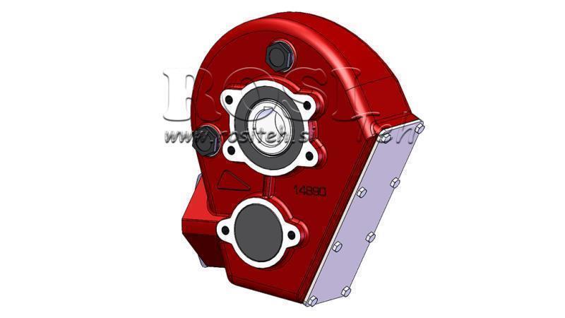 GEARBOX - GEARBOX RT250 FOR HYDRAULIC MOTOR MP/MR/MS RATIO 21.1:1