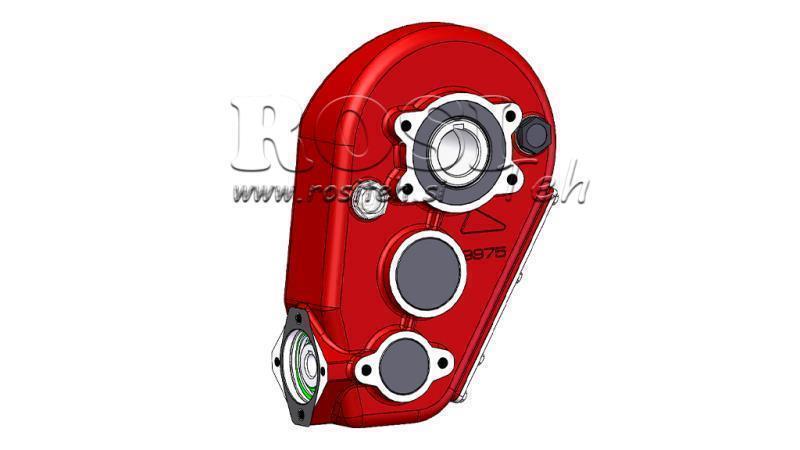 PŘEVODOVKA - PŘEVODOVKA RT350 PRO HYDRAULICKÝ MOTOR MP/MR/MS POMĚR 31.4:1