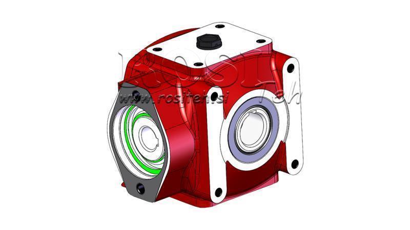 PŘEVODOVKA - PŘEVODOVKA RT45 PRO HYDRAULICKÝ MOTOR MP/MR POMĚR 1.9:1