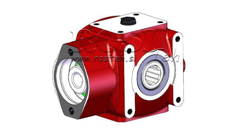 PŘEVODOVKA - PŘEVODOVKA RT90 PRO HYDRAULICKÝ MOTOR MP/MR POMĚR 3.1:1