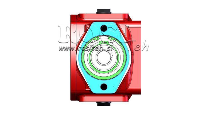 PŘEVODOVKA - PŘEVODOVKA RT90 PRO HYDRAULICKÝ MOTOR MP/MR POMĚR 3.1:1