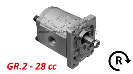 HYDRAULICKÉ PUMPA GR.2 28 CC PRAVÁ - ZÁVIT