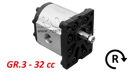 HYDRAULICKÉ PUMPA GR.3 32 CC PRAVÝ - ZÁVIT