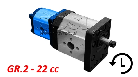 HYDRAULICKÉ ČERPADLO 20A22X201 DRUHÝ GR.2 22 CC LEVÉ
