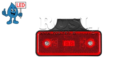 LED POZIČNÍ SVĚTLO ČERVENÉ 12V