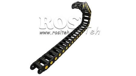 VODÍCÍ ŘETĚZ PRO HYDRAULICKÉ HADICE CK25a (výška 25mm-šířka 60mm)