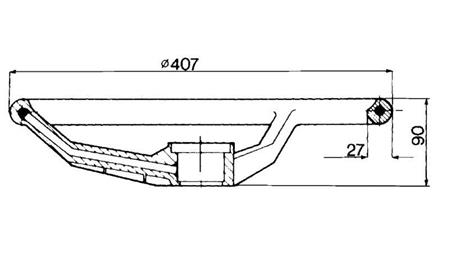 VOLANT PRŮMĚR 400 - h 90