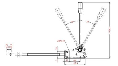 JOYSTICK 1 POZICE PRO VIDLICOVÝ ZVEDÁK