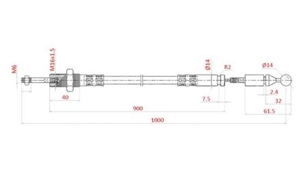 PLETENEC L=1000 - koule