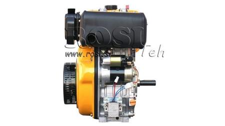 dieselový motor 474cc-8.0kW-3,600 RPM-E-KW25x88-elektrický start