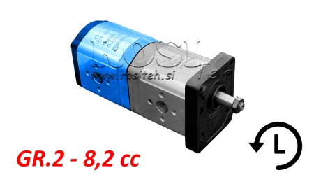 HYDRAULICKÉ PUMPA 20A8,2X066 ZADNÍ GR.2 8,2 CC LEVÁ