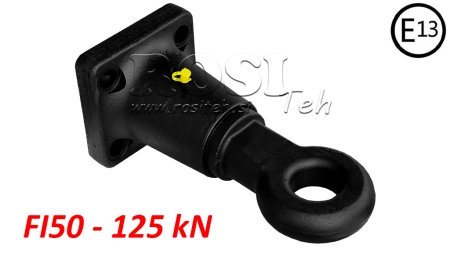 OTÁČIVÝ HÁK FI50 V KRYTU 3 000 KG/125 kN (E13 CERTIFIKÁT)
