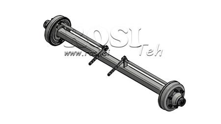 NÁPRAVA PRO PŘÍVĚS 7200 kg S BRZDAMI (1800 mm)