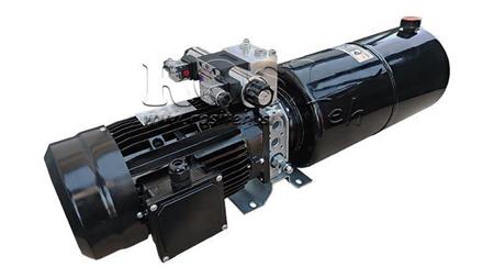 MINI HYDRAULIC AGGREGATE 230V AC (2.2 kW) 120 bar - 8.0 cc - 11.2 lit/min - tank 12 lit