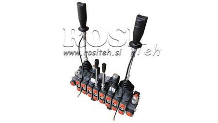 HYDRAULICKÝ VENTIL HIAB 8xPC70 2x JOYSTICK - ELEKTRICKÉ OVLÁDÁNÍ 12V