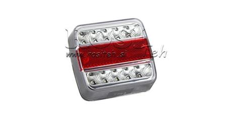 LED REAR LIGHT FOR TRAILER COMBINED 4 FUNCTIONS 12V WHITE