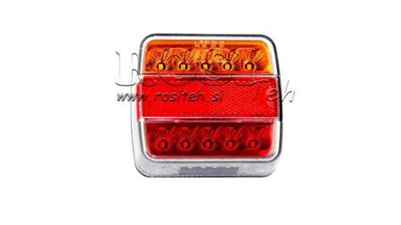 LED REAR LIGHT FOR TRAILER COMBINED 4 FUNCTIONS 12V