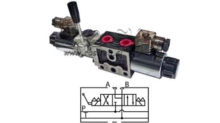 HYDRAULICKÝ MANUÁLNÍ A ELEKTROMAGNETICKÝ VENTIL YEAT-SOUČÁST 12V N6