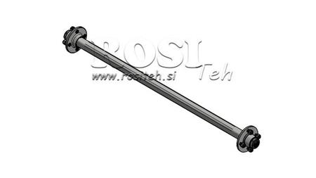 NÁPRAVA PRO PŘÍVĚS 950 KG BEZ BRZDY (1200 MM)