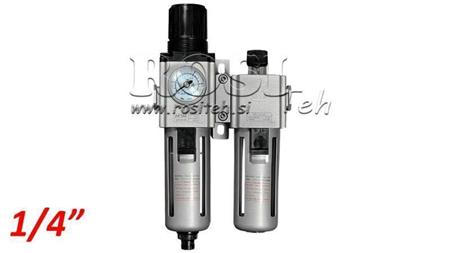 PNEUMATICKÁ PŘÍPRAVNÍ JEDNOTKA 200 G1/4 40µ 0-10b