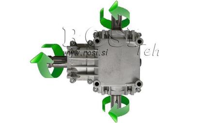 ÚHELNÍK REDUKTOR PTO-R22T 1:2 (23HP-17kW)