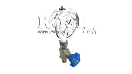 HYDRAULICKÝ VENTIL PRO MANOMETR