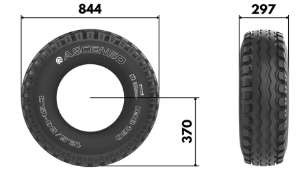 11,5/80-15,3 PNEUMATIKA AW909 14PL