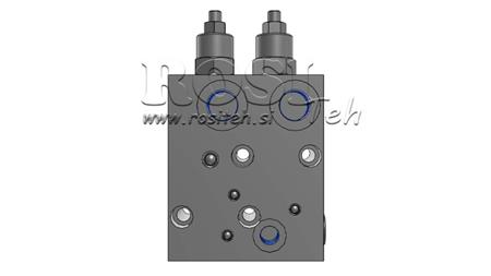 VENTIL PRO HYDRAULICKOU BRZDU HYDRAULICKÉHO MOTORU KPBR-250/1/D