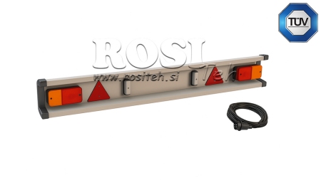 ANHÄNGERSTOßSTANGE TÜV-MODELL MIT LICHTERN 2150mm