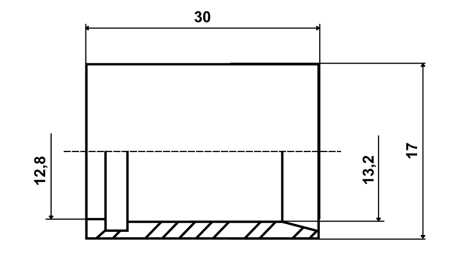 SPOJKA PRO PTFE HADICE SAE100 DN8 (5/16)