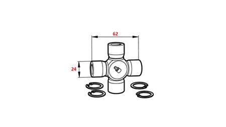 KŘÍŽ F-24.00X62.00 PRO ECO KARDAN 790mm 35-60HP STANDARD
