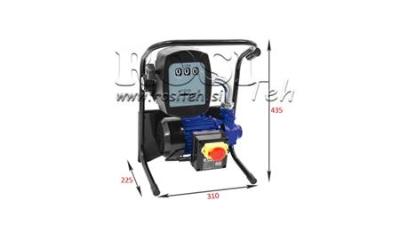 DIESEL FUEL PUMP 600W 40 l/min WITH METER AND DISPENSING GUN