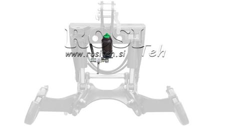 MOUNTING SET FOR HYDRAULIC ACCUMULATOR FOR TRACTOR FRONT HYDRAULICS