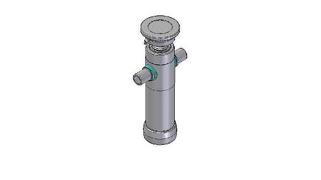 2020S -TELESCOPICKÝ CYLINDR STANDARD / KULIČKA 2 STUPNĚ ZDVIH 455 PRŮMĚR 80