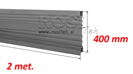 BOČNÍ PANEL PRO SKLÁPACÍ PŘÍVĚS 2 MET. - VÝŠKA 400 MM