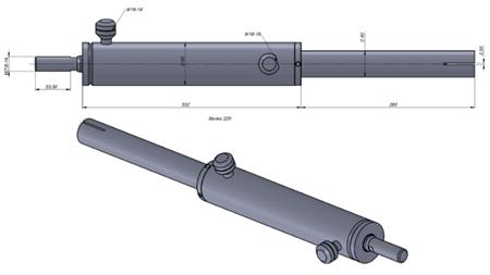 HYDRAULICKÝ ŘÍDÍCÍ CYLINDR FORD