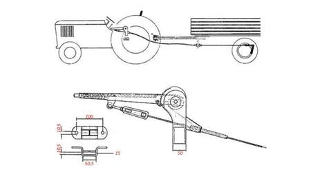 PULL HANDLE FOR TRAILER HAND BRAKE