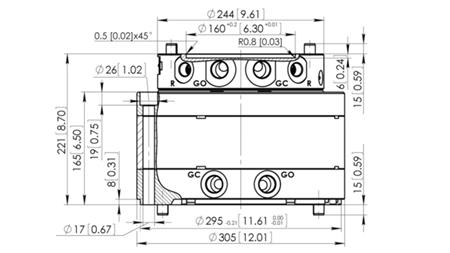 HYDRAULIC ROTATOR CPR9-01 33000-9000 KG