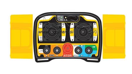 RADIOVÉ DÁLKOVÉ OVLÁDÁNÍ - PROPORČNÍ - ZEUS2 B2 10015 Standard